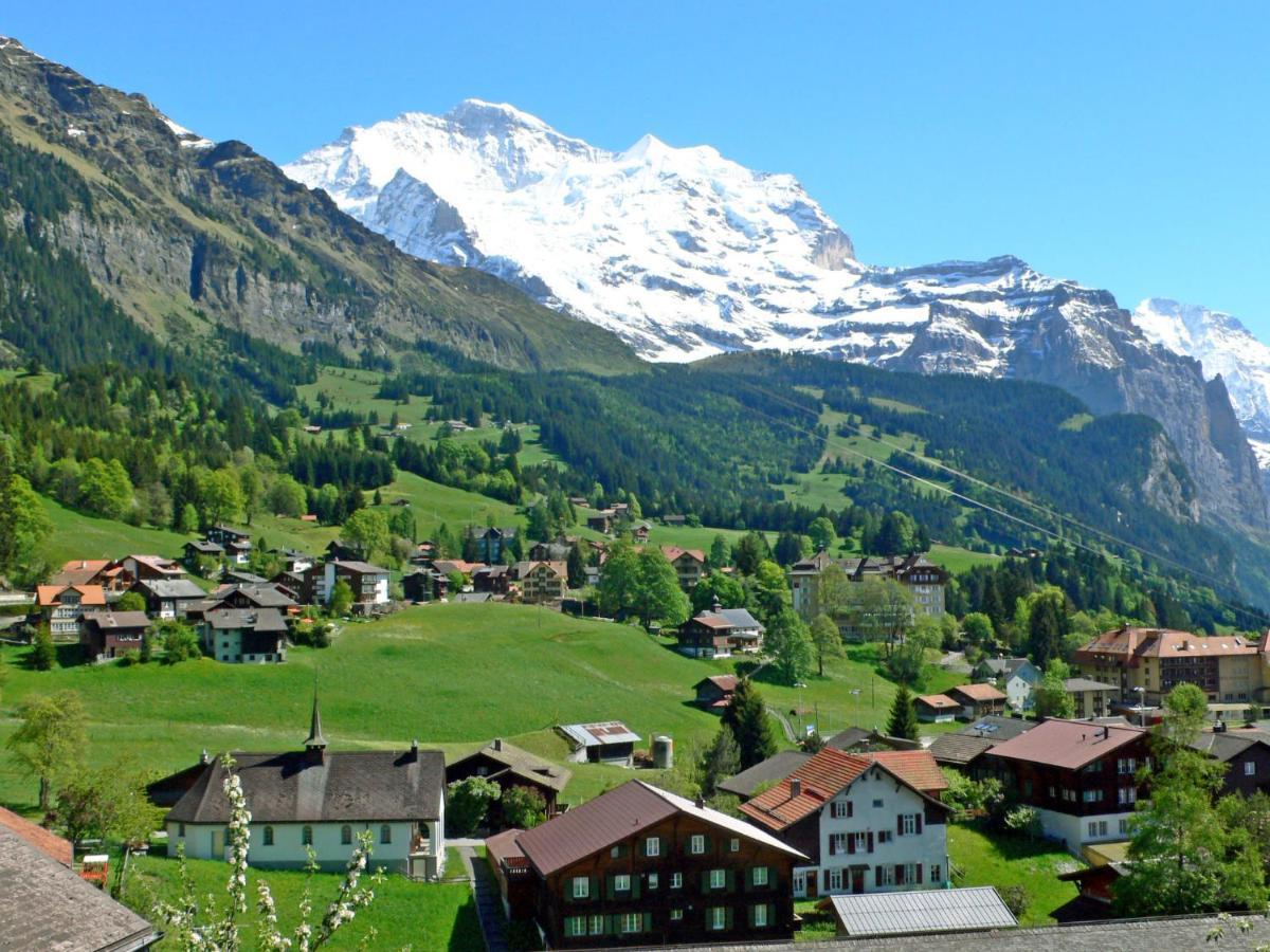 Apartment Rustica By Interhome Wengen Exteriör bild
