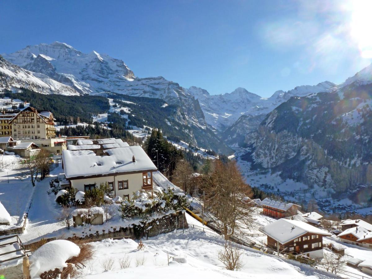 Apartment Rustica By Interhome Wengen Exteriör bild